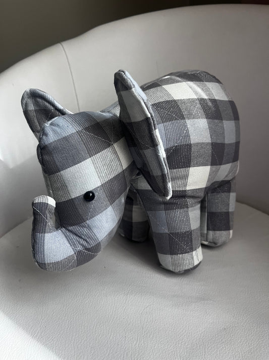 Plaid elephant