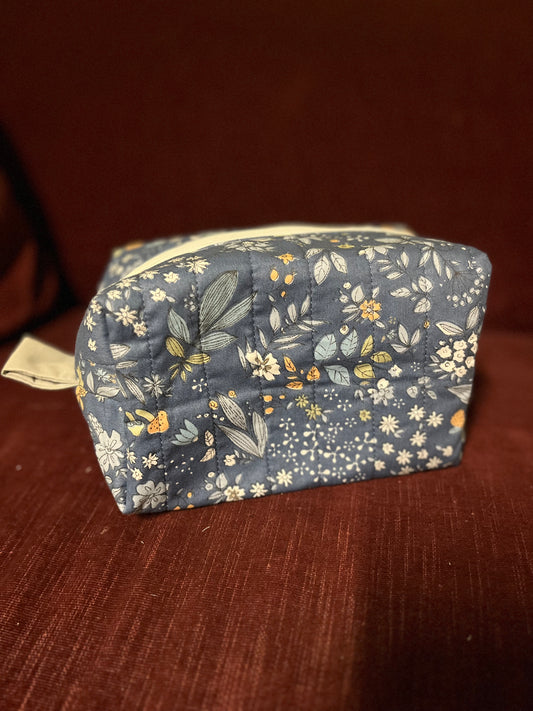 Blue sketch Box Pouch